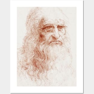 Portrait of Da Vinci Posters and Art